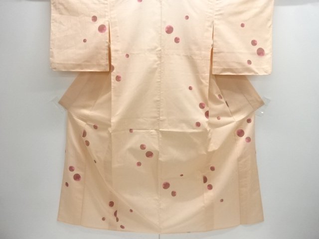 JAPANESE KIMONO / ANTIQUE SUMMER KIMONO / TAISHO ROMAN STYLE / WOVEN DOTS